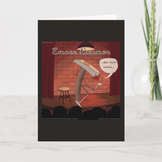 Cartão LTCartoons Ferramentas para Comediantes Engraçado (Frente)