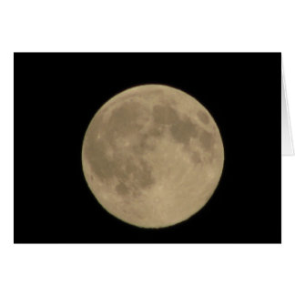 Cartão Lua cheia