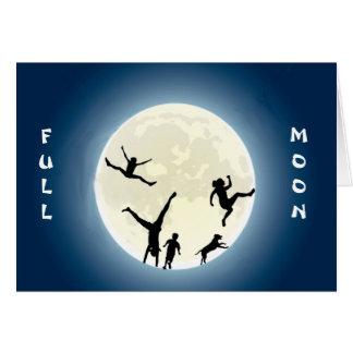 Cartão Lua cheia