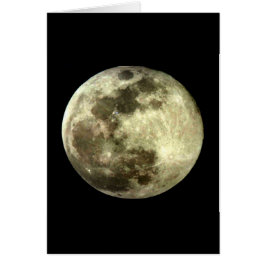 Cartão Lua cheia