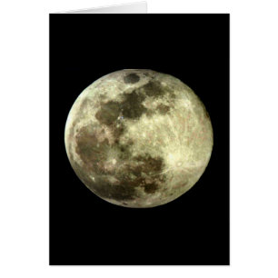 Cartão Lua cheia