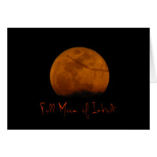 Cartão Lua cheia de Imbolc