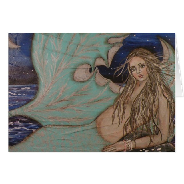 Cartão Lua de prata (Frente Horizontal)