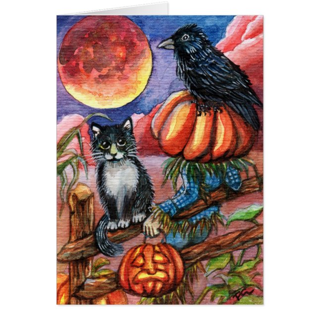 Cartão Lua de Sangue (Frente)