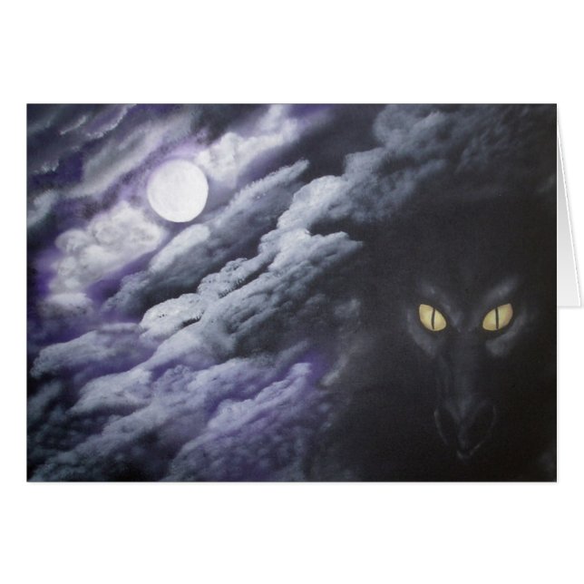 Cartão Lua do dragão (Frente horizontal)