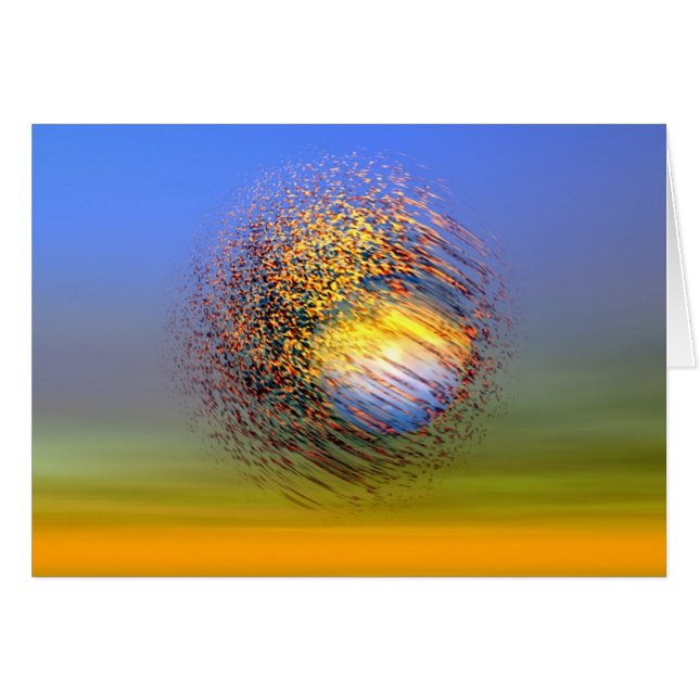 Cartão Lua má (Frente Horizontal)