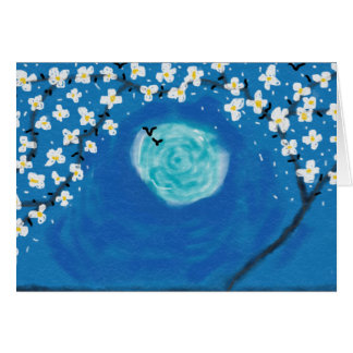 Cartão Lua no pomar