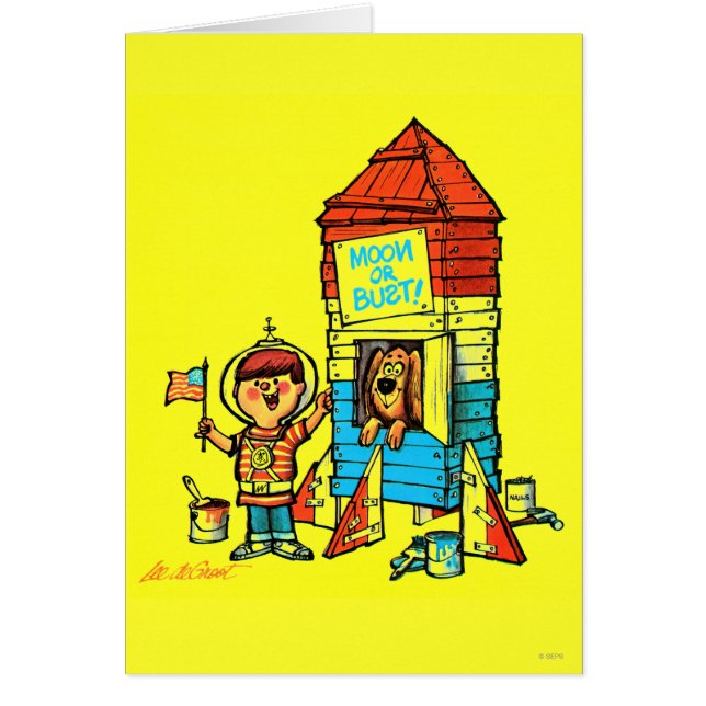 Cartão Lua ou busto! (Frente)