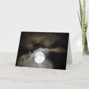 Cartão Lua Solstício de inverno