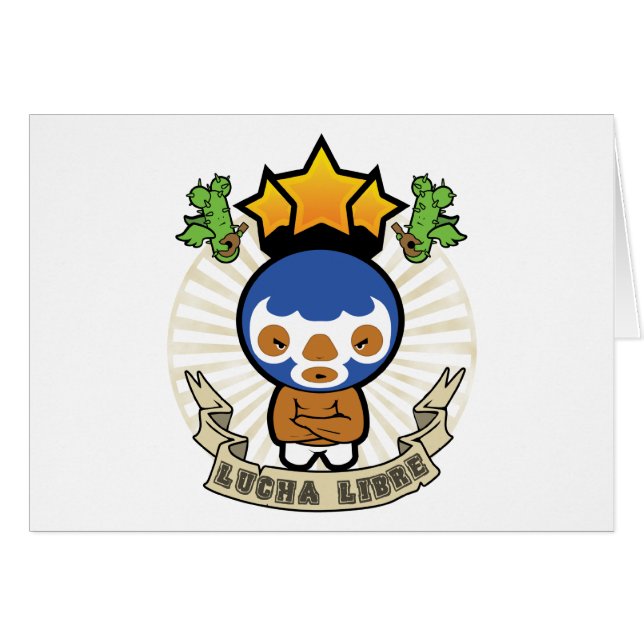 Cartão Luchadore (Frente Horizontal)