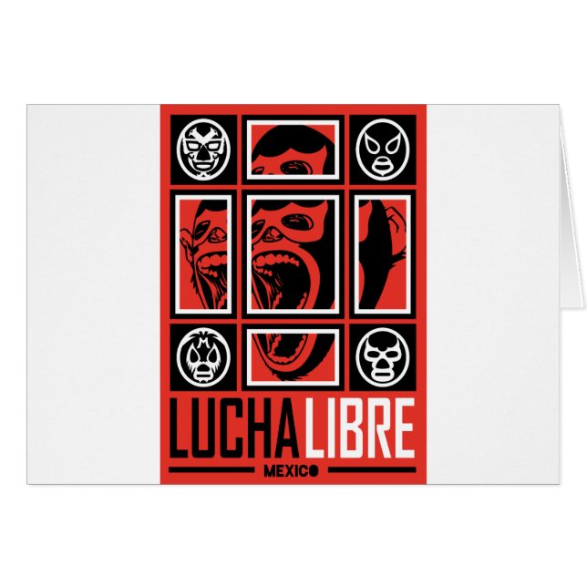CARTÃO LUCHALIBRE MEXICO (Frente Horizontal)
