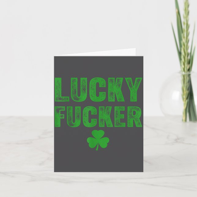 Cartão Lucky And Lucky Forer St Patricks Day  (Frente)