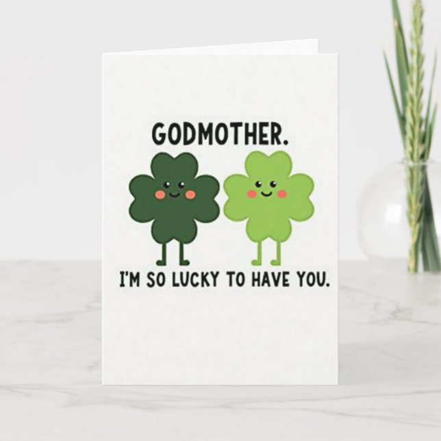 Cartão Lucky Godmother Love Card (Frente)