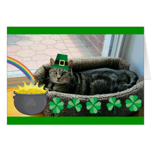 Cartão Lucky Irish Indigo