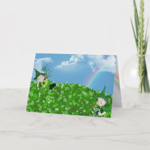 Cartão Lucky Leprechauns