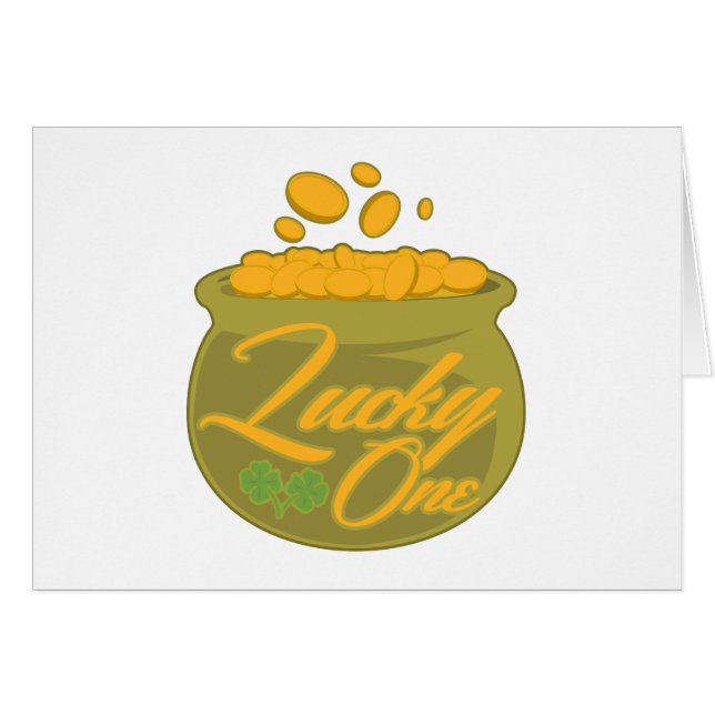 Cartão Lucky One (Frente Horizontal)