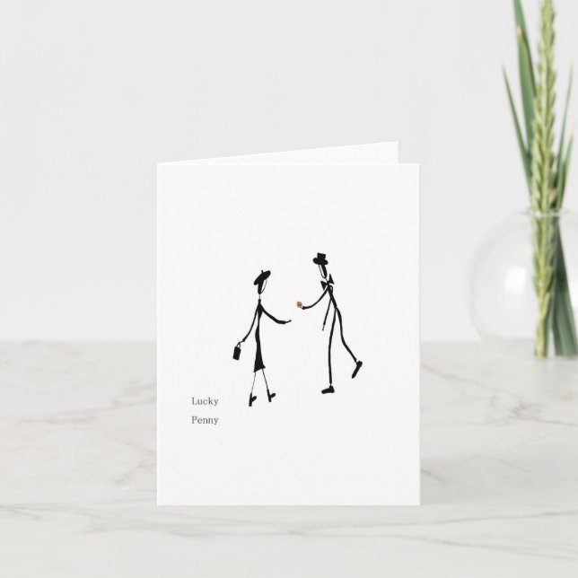 Cartão Lucky Penny Card (Frente)