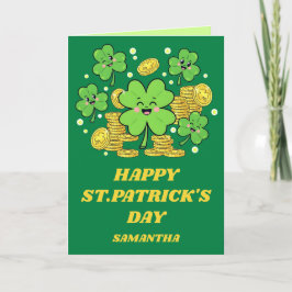 Cartão Lucky Wishes St. Patrick’s Day