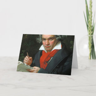 Cartão Ludwig Van Beethoven