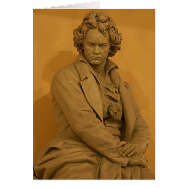 Cartão Ludwig van Beethoven (Frente)