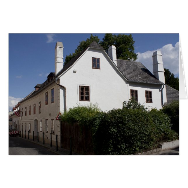 Cartão Ludwig van Beethoven House (Frente Horizontal)