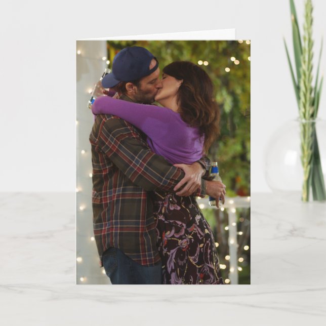 Cartão Luke e Lorelai apaixonados (Frente)