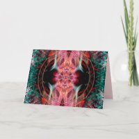 Cartão luminoso para suspiros Fractais