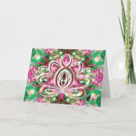 Cartão Luminous Zen Lotus