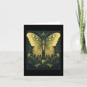 Cartão Luna Moth Halloween Figurume Halloween
