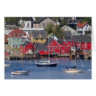 Cartão Lunenberg, Nova Escócia, Canadá. 3