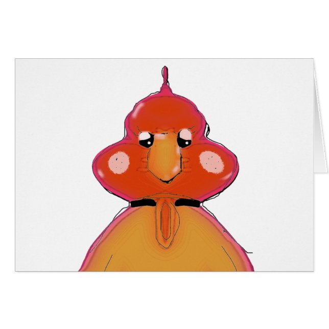 Cartão lurkey do peru (Frente Horizontal)