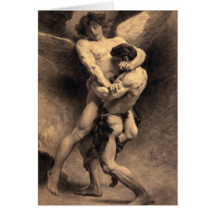 Cartão Luta com anjos
