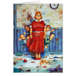 Cartão Luta da comida