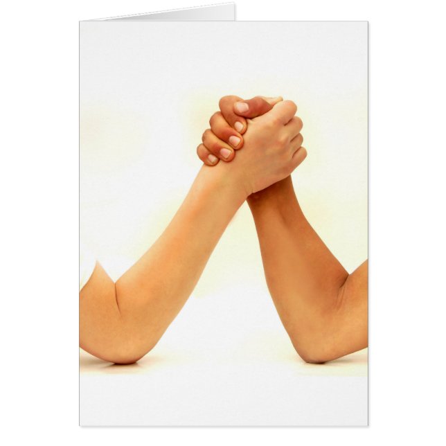 Cartão Luta do braço (Frente)