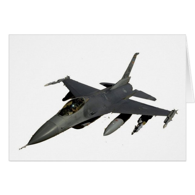 CARTÃO LUTADOR DE JATO (Frente Horizontal)