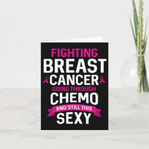 Cartão Lutar contra a Quimio do Cancer Ainda Y Luta pelo