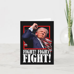 Cartão Lute contra o Butler Pennsylvania Trump Rally hoje