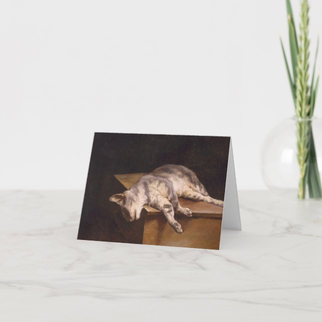 Cartão Luto de Gato Morto (Frente)