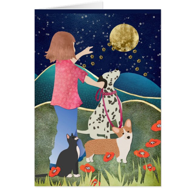 CARTÃO LUV U PARA A LUA E PARA TRÁS. (Frente)