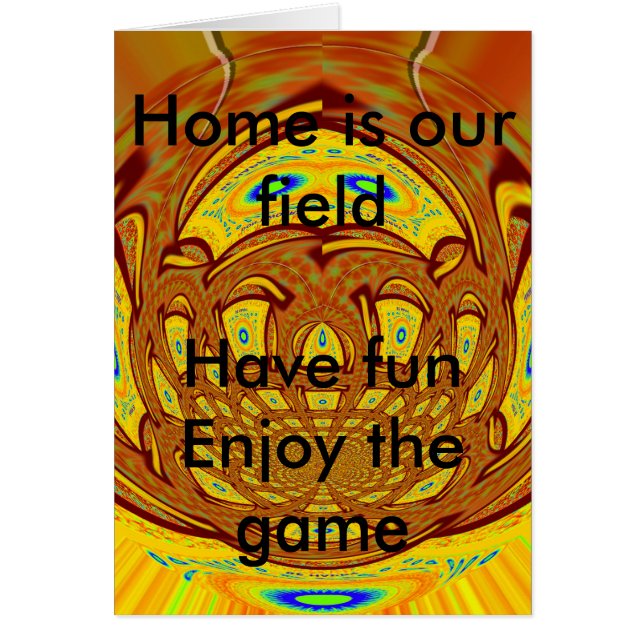 Cartão Luva Amarela de Baseball: Uma Visão Retroativa (Frente)