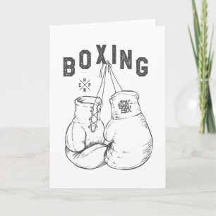 Cartão Luvas de boxe