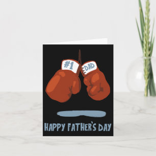 Cartão Luvas de Boxe Dia dos Pais #1 Pai