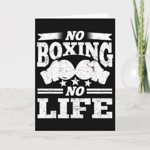 Cartão Luvas de Boxe No Boxing No Life Luvas de Boxe