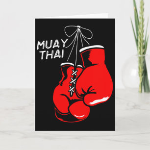 Cartão Luvas de Kickboxing Thai Boxing Muay Thai