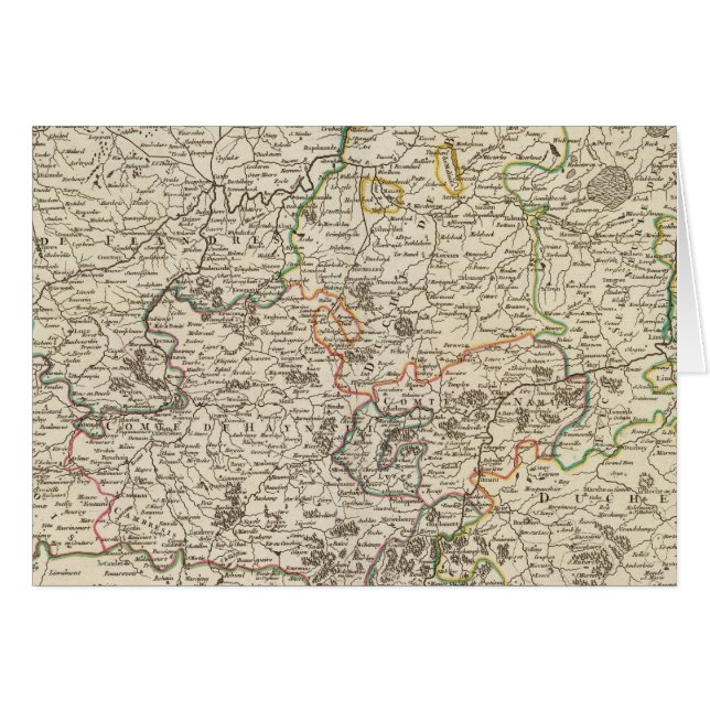 Cartão Luxemburgo, Bélgica (Frente Horizontal)