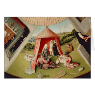 Cartão Luxo, detalhe da mesa dos sete