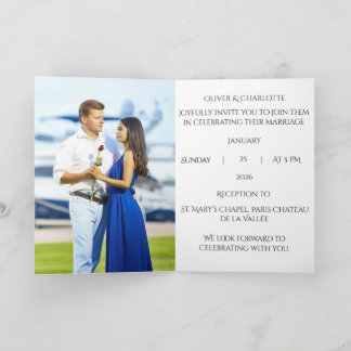 Cartão Luxury Black & Gold Wax Seal Wedding Invitation 