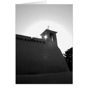 Cartão Luz através da cruz