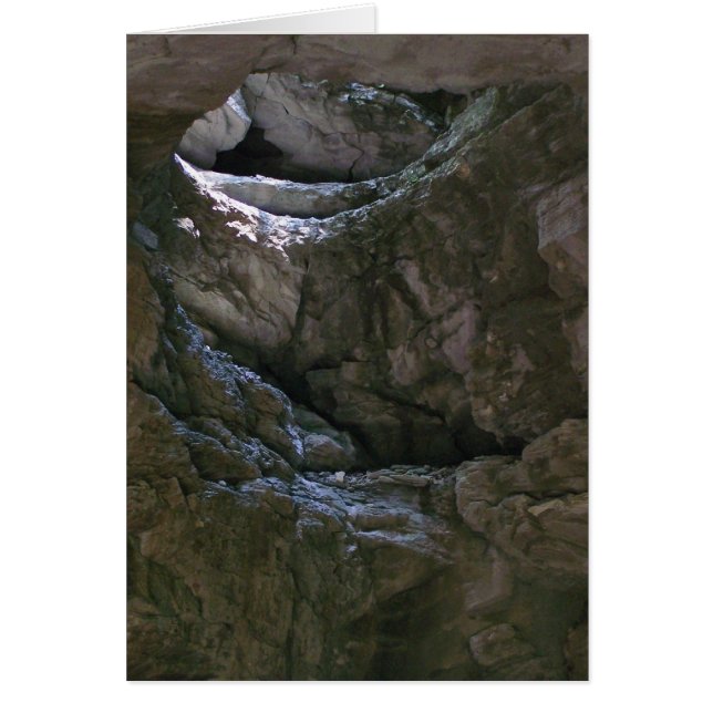 Cartão Luz da caverna (Frente)