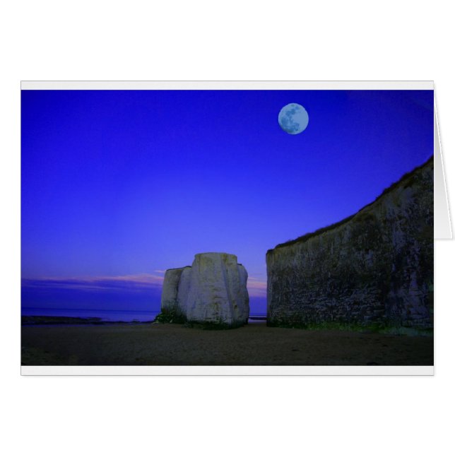 CARTÃO LUZ DA LUA À NOITE (Frente Horizontal)